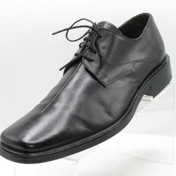 Johnston & Murphy Size 10 M Black Oxfords C3A A50
